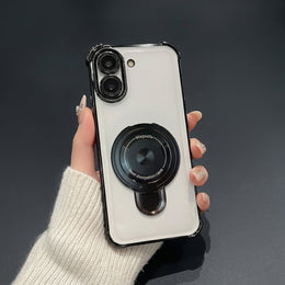OnePlus Nord CE5 5G Luxury Four Corner Invincible Bracket Ring Stand Case