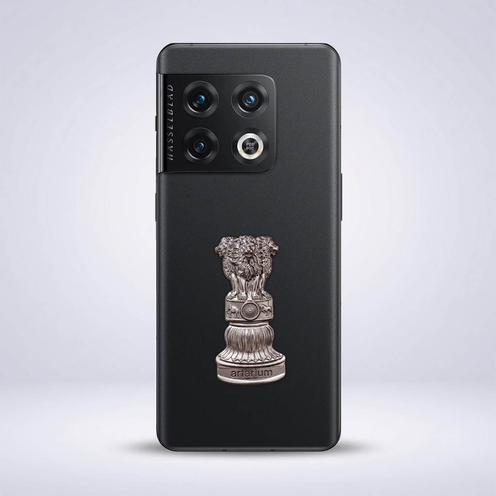 OnePlus 10 Pro 5G Compatible Satyamev Jayate 3D Metal Emblem Sticker