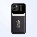 Oppo K14 5G Satyamev Jayate 3D Metal Leather Back Case