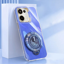 Oppo Reno 13 5G Luxury Dual Layer Hybrid Camera Billion Wheel Rotating Case