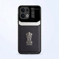 Oppo Reno 13 Pro 5G Satyamev Jayate 3D Metal Leather Back Case