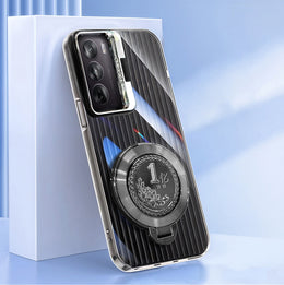 Oppo Reno 12 Pro 5G Luxury Dual Layer Hybrid Camera Billion Wheel Rotating Case