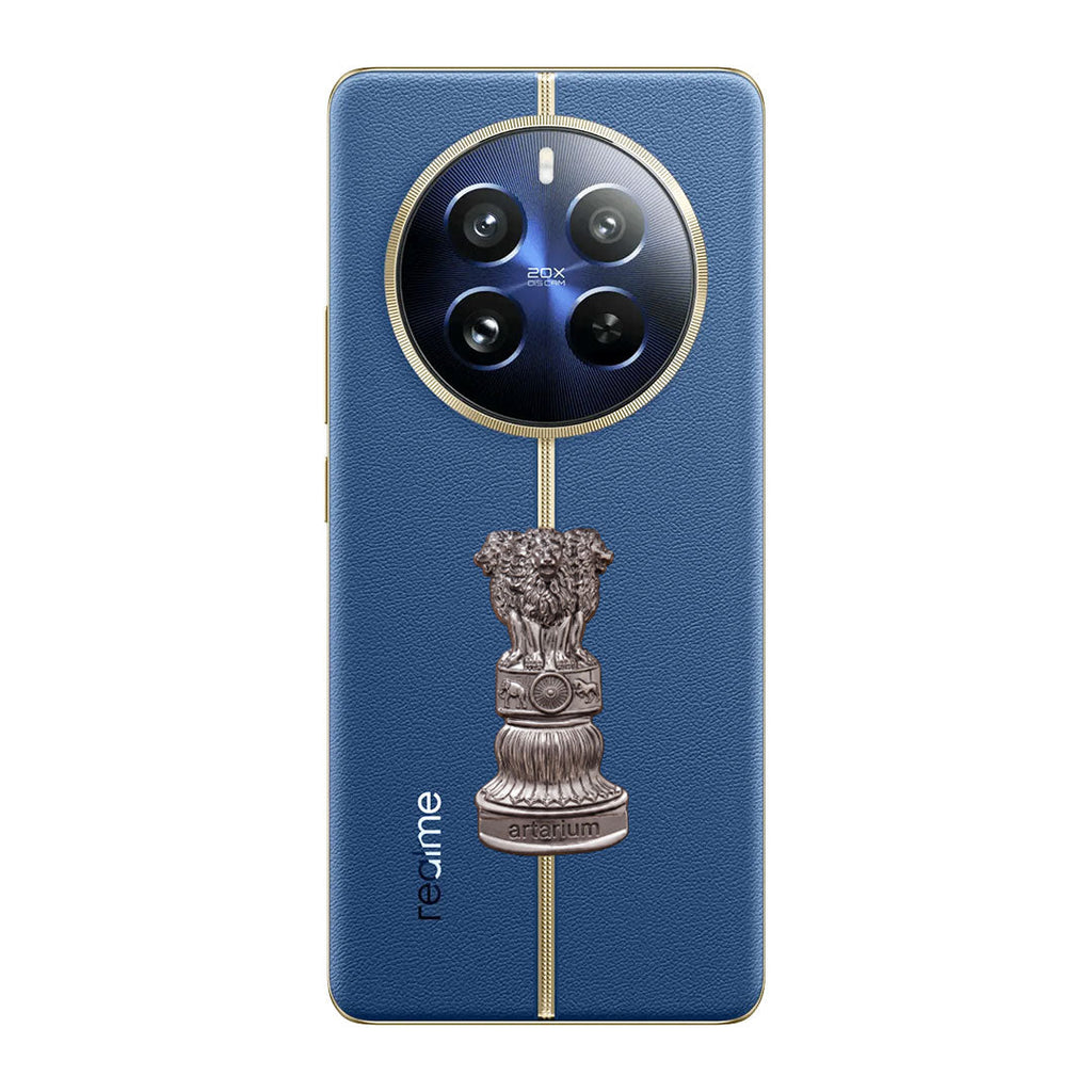 Realme 12 Pro+ 5G Compatible Satyamev Jayate 3D Metal Emblem Sticker