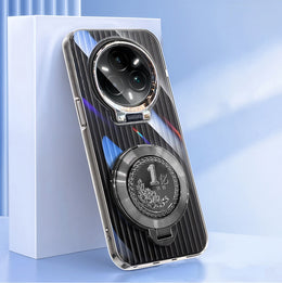 Realme 14 Pro+ 5G Luxury Dual Layer Hybrid Camera Billion Wheel Rotating Case
