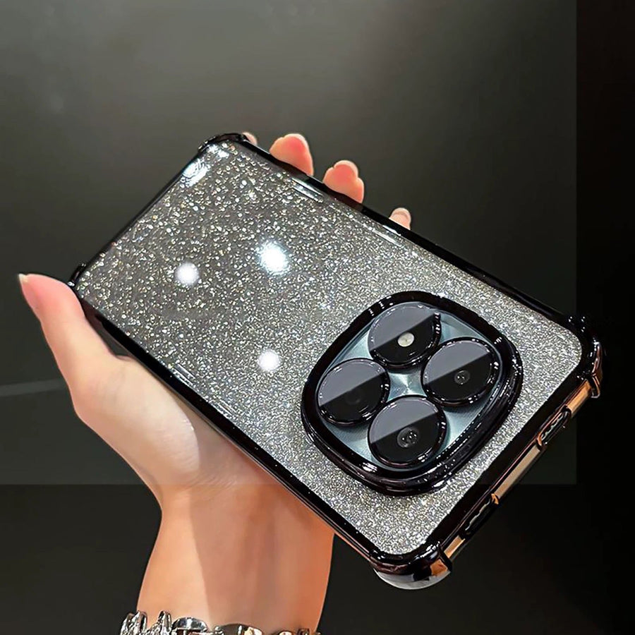 Redmi Note 14 Pro+ 5G Luxury Shimmer Shockproof Airbag Case