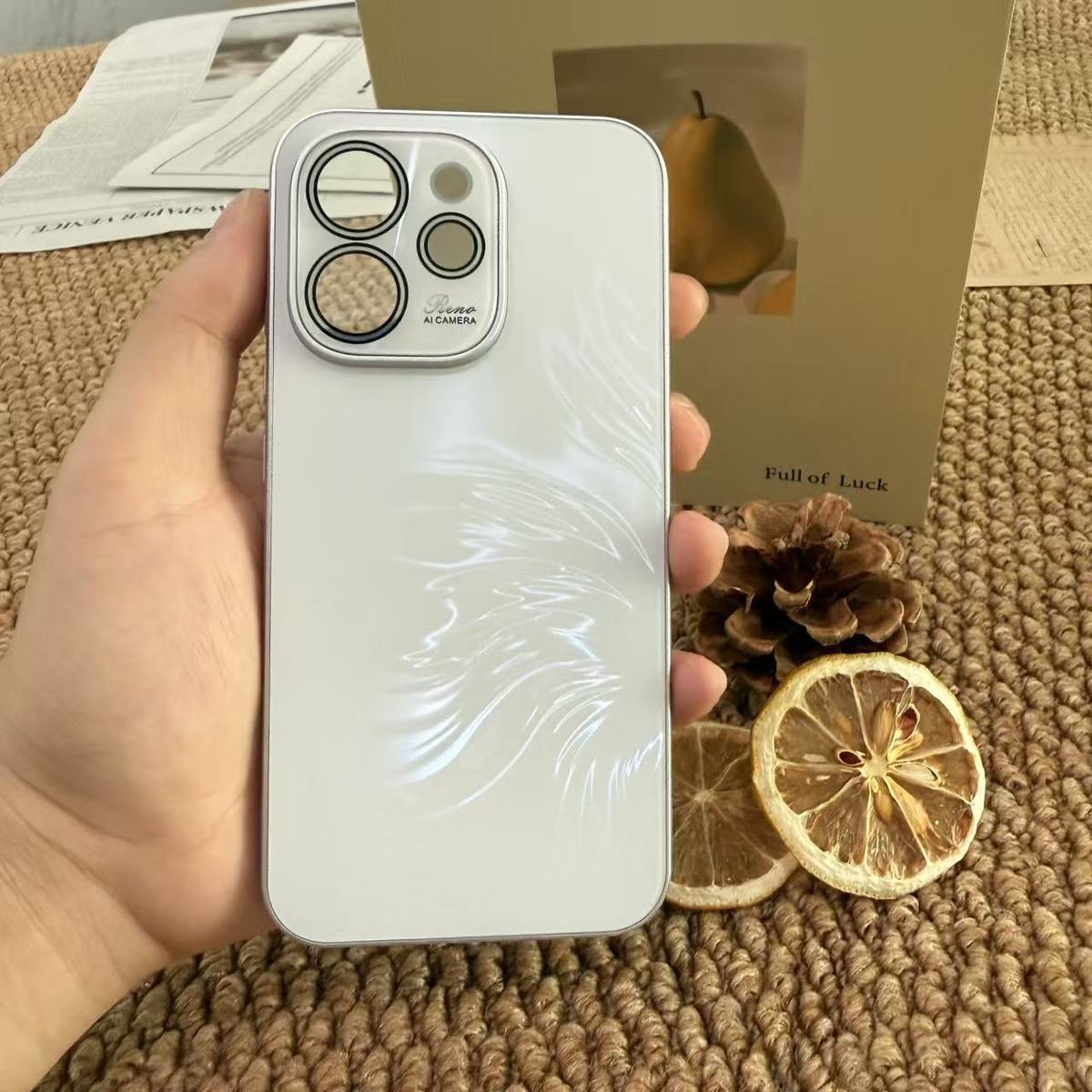 Oppo Reno 15 Pro 5G Electroplated Frosted Full Lens Cover