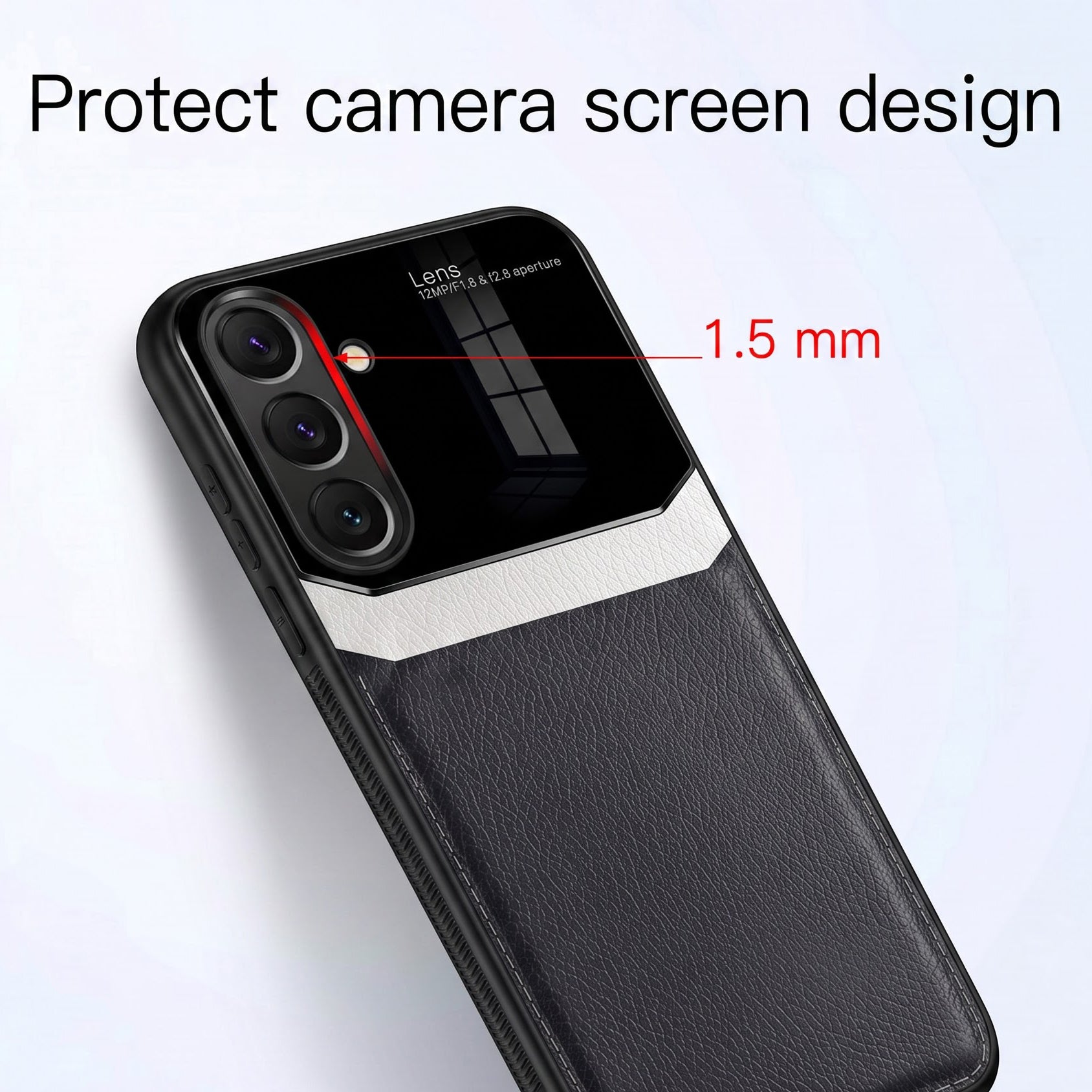 Samsung Galaxy A27 5G Premium Leather Lens Protective Case