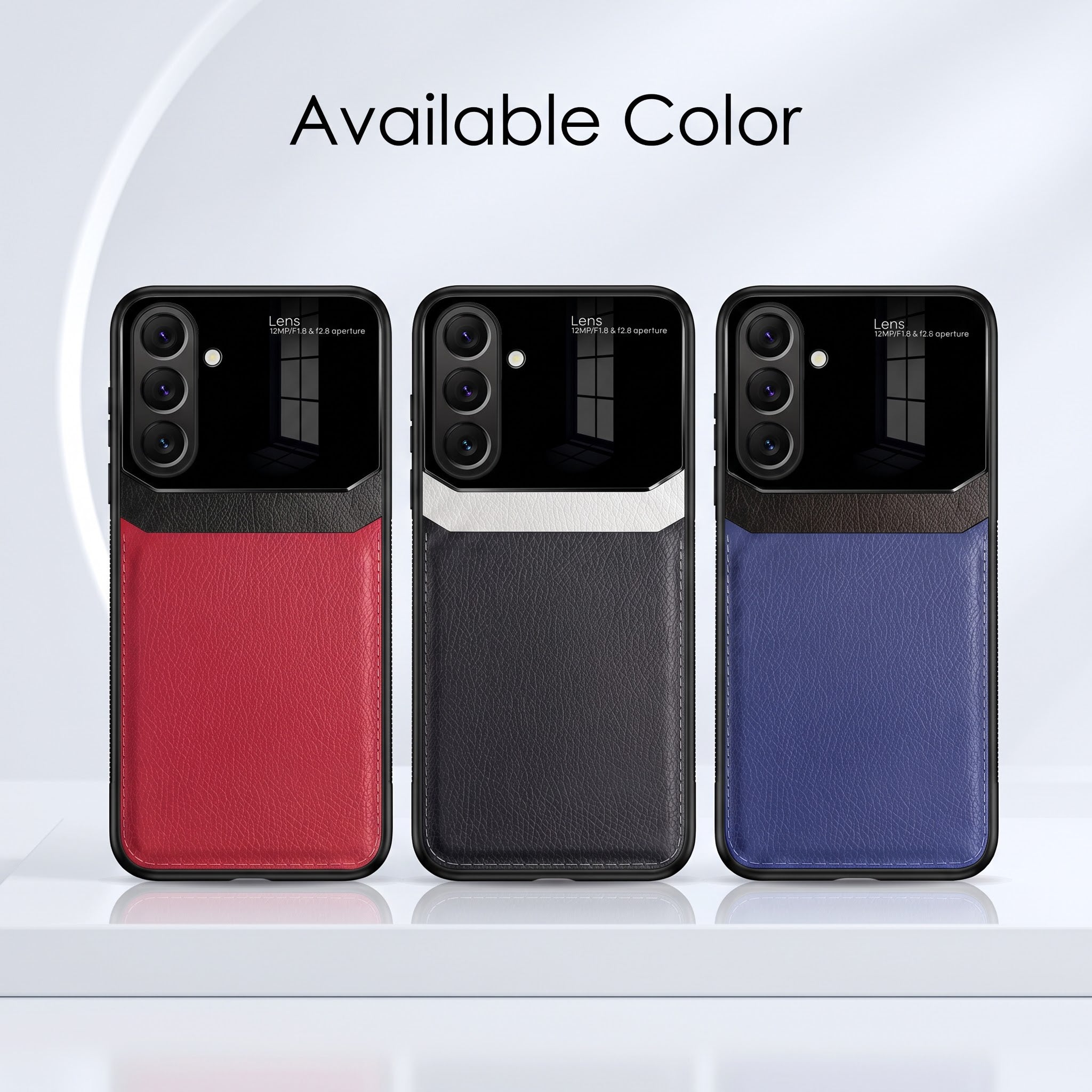 Samsung Galaxy A37 5G Premium Leather Lens Protective Case