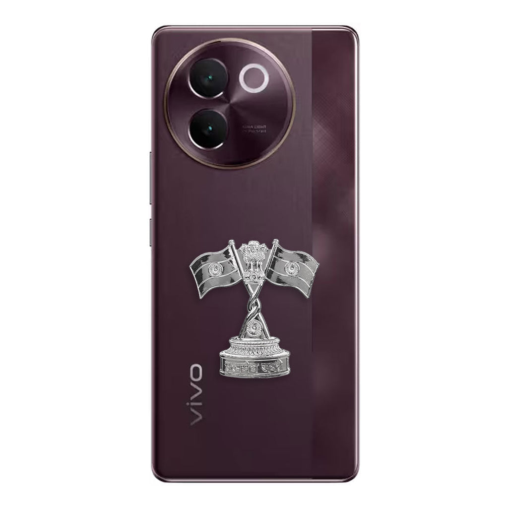 Vivo V30e 5G Compatible Satyamev Jayate 3D Metal Emblem Sticker