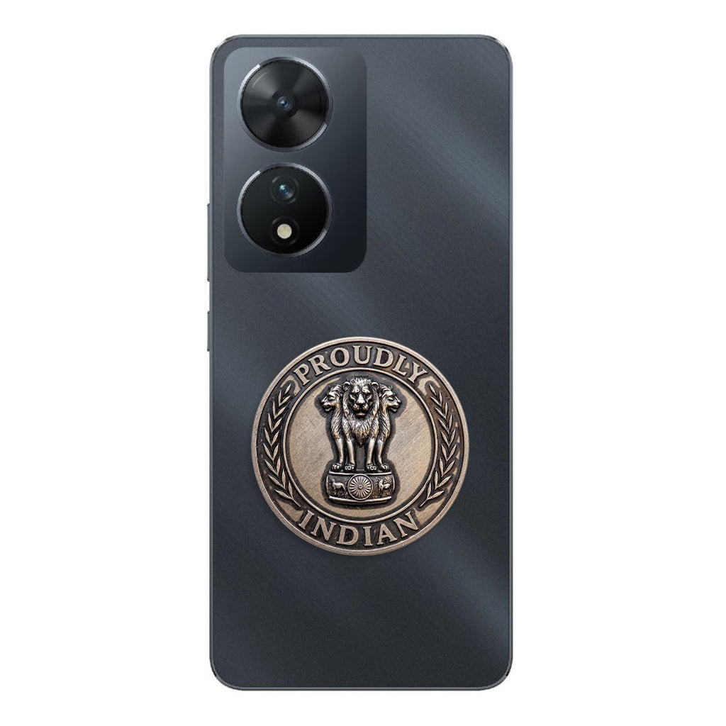 Vivo T2 5G Compatible Satyamev Jayate 3D Metal Emblem Sticker