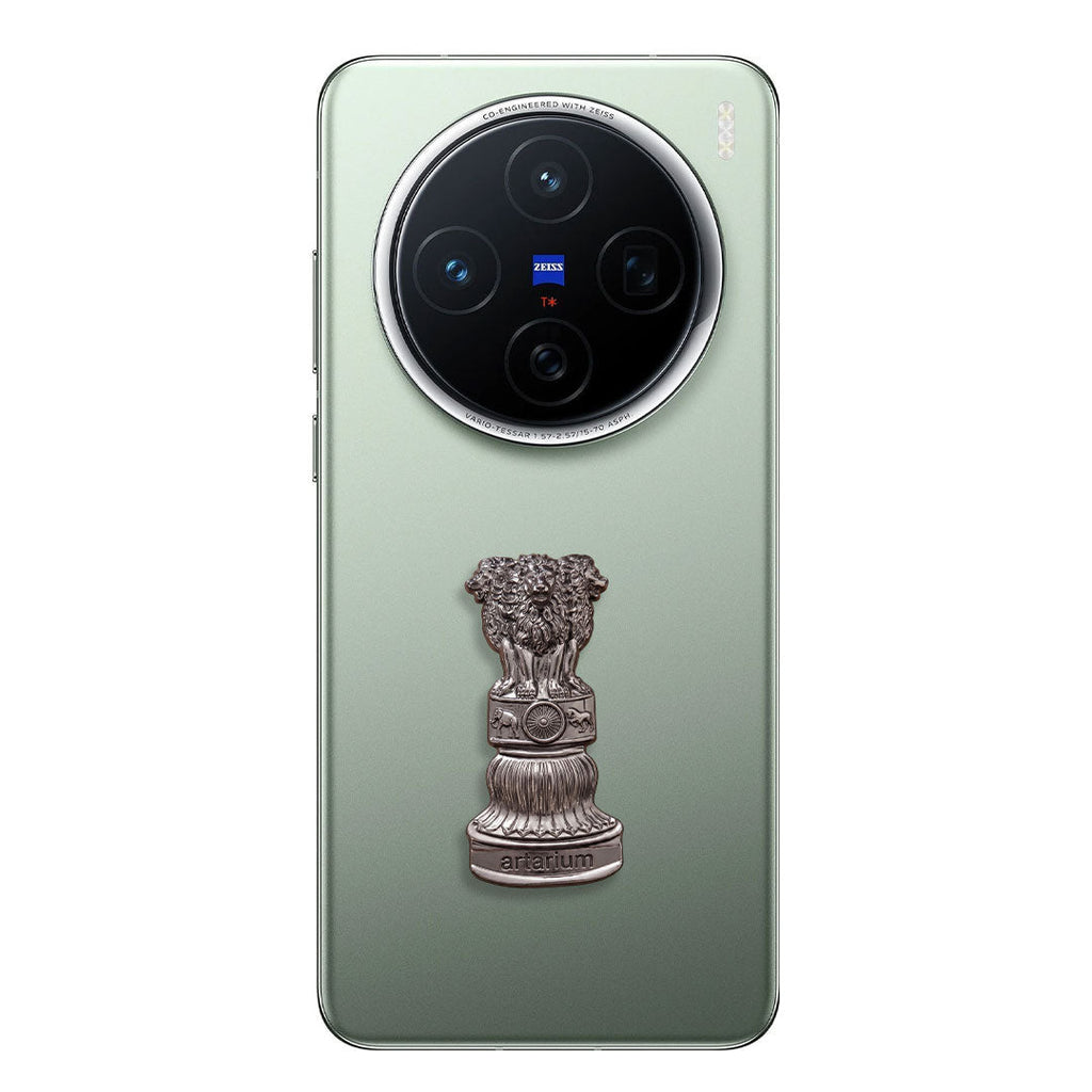 Vivo X200 Pro 5G Compatible Satyamev Jayate 3D Metal Emblem Sticker