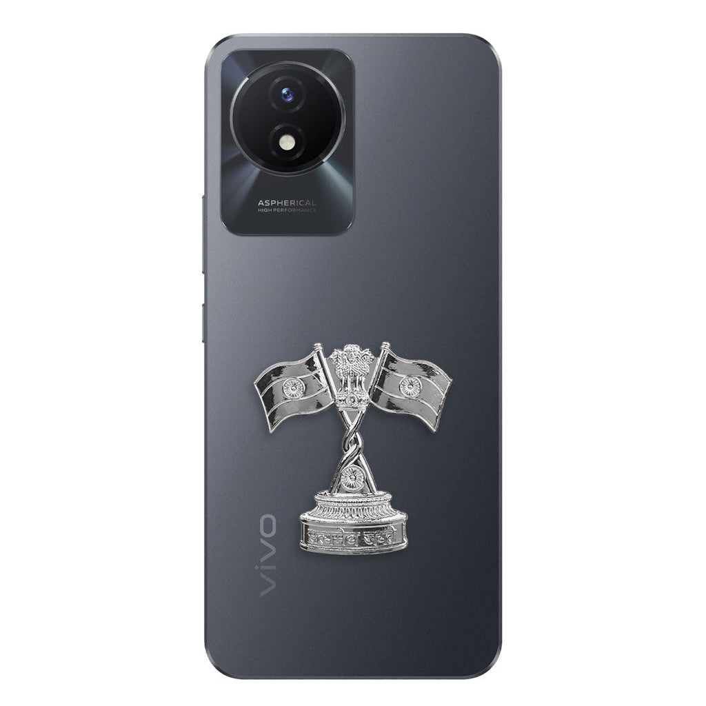 Vivo Y02t 5G Compatible Satyamev Jayate 3D Metal Emblem Sticker