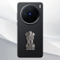 Vivo X200 5G Compatible Satyamev Jayate 3D Metal Emblem Sticker