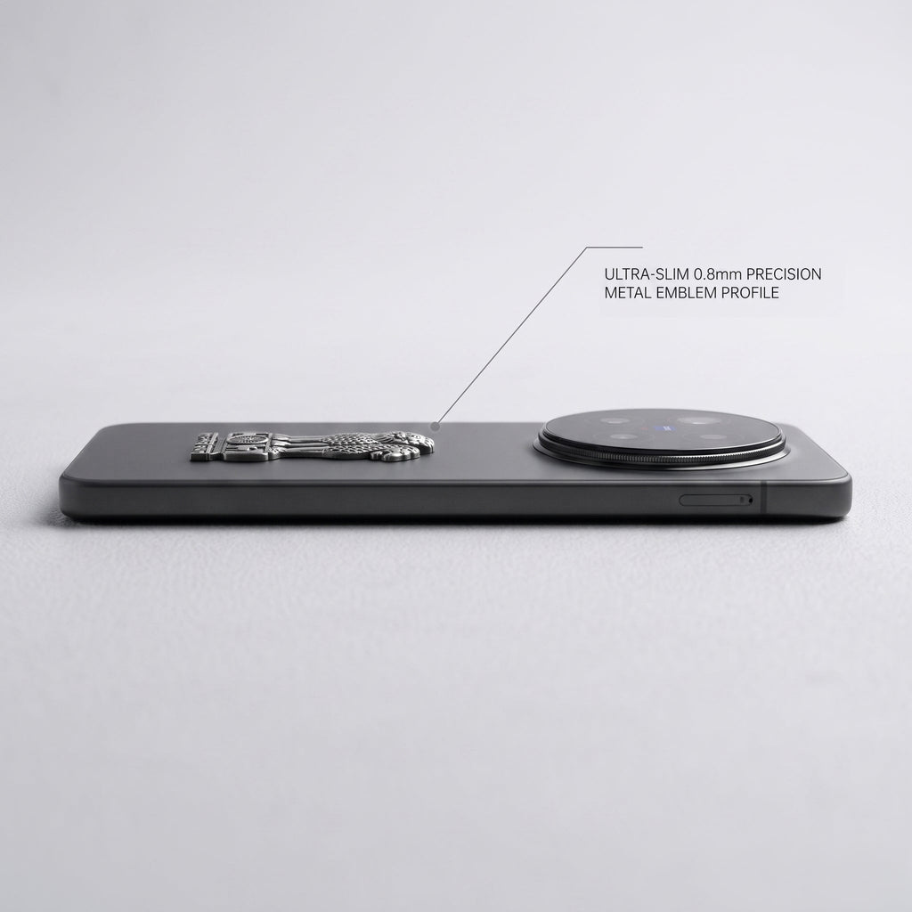 Vivo X300 Pro 5G Compatible Satyamev Jayate 3D Metal Emblem Sticker