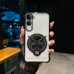 Vivo Y400 Pro 5G Premium Butterfly Stand Airbags Case