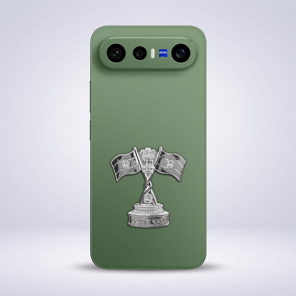 Vivo X300 FE 5G Compatible Satyamev Jayate 3D Metal Emblem Sticker
