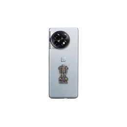 OnePlus 11R 5G Compatible Satyamev Jayate 3D Metal Emblem Sticker