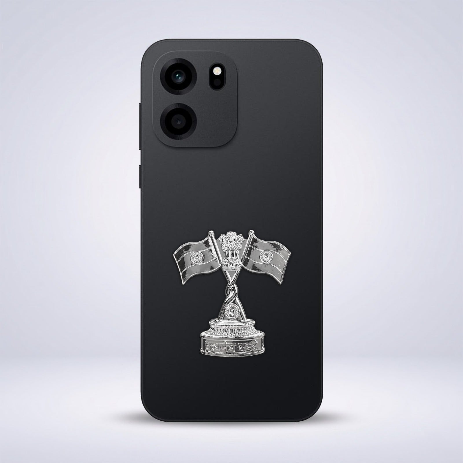 OnePlus Nord CE6 5G Compatible Satyamev Jayate 3D Metal Emblem Sticker