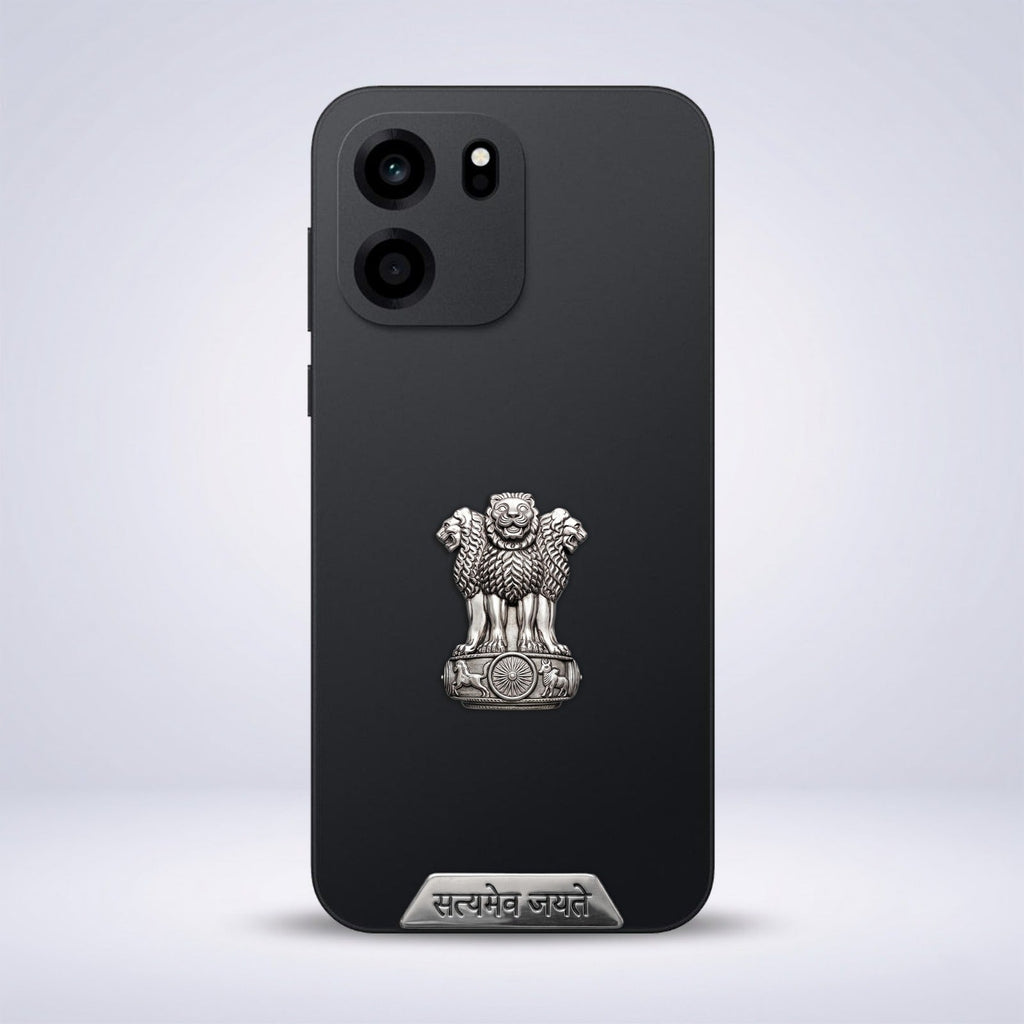 OnePlus Nord CE6 5G Compatible Satyamev Jayate 3D Metal Emblem Sticker