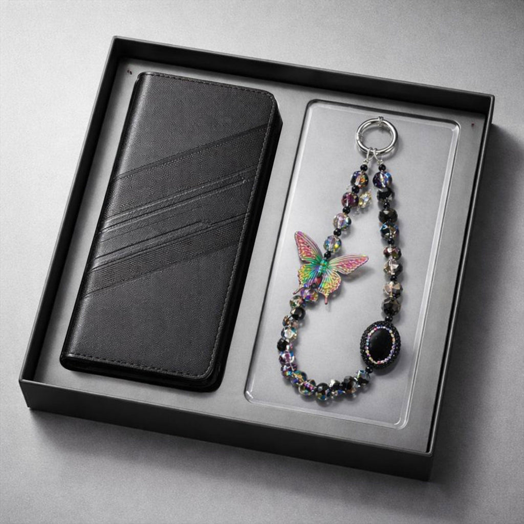 Oppo Reno 12 Pro 5G Retro PU Leather Magnetic Wallet Flip Case with Charm Strap
