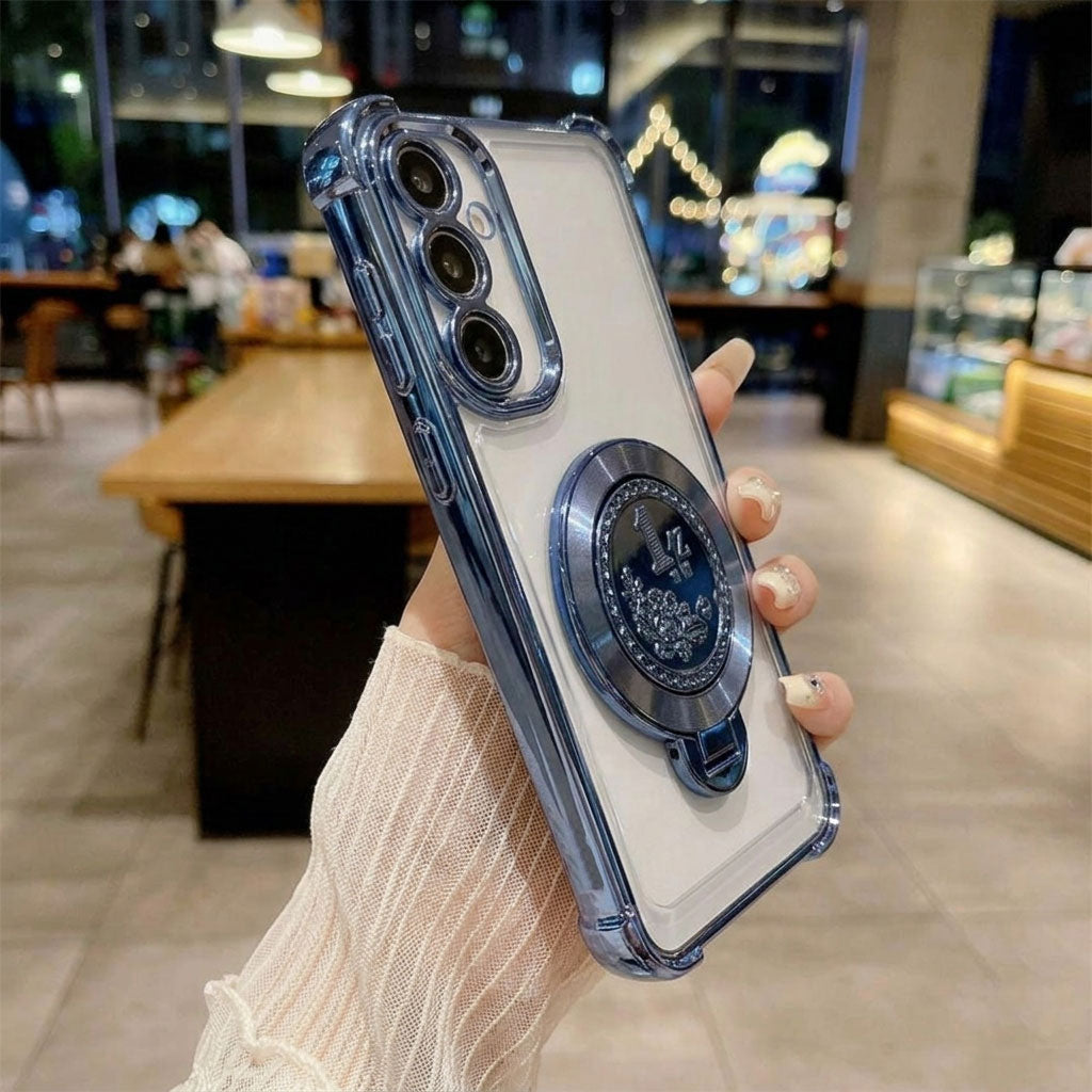 Samsung Galaxy A17 5G Premium Billion Wheel Rotating Shockproof Airbags Case